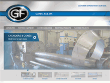 Tablet Screenshot of globalfabinc.com